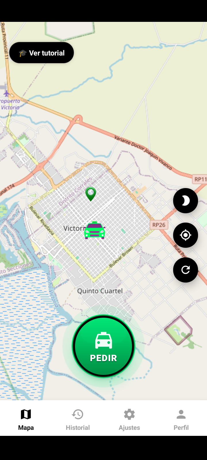 TaxiBot App Screenshot 1